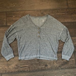 AE waffle knit top